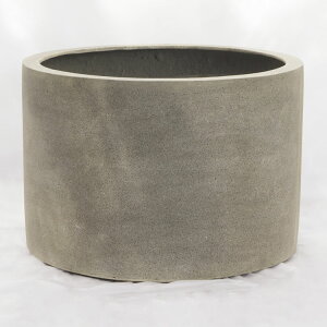 植木鉢 大型 軽量 グラナイト ローシリンダー グレー(灰)/ φ60cm×H41cm(20号)