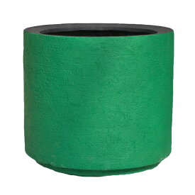 植木鉢 大型 軽量FRP製 ドゥーパー グリーン（緑）/ φ43cm×H38cm（14号）