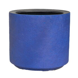 植木鉢 大型 軽量FRP製 ドゥーパー ブルー（青）/ φ43cm×H38cm（14号）