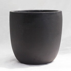 植木鉢 大型 軽量 エイリアス ラウンド ブラック（黒） φ35cm×H34.4cm（12号）