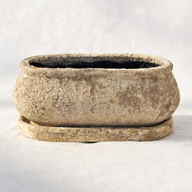 植木鉢 釉薬陶器製 インテリアポット プランター CL012-300 / W30cm×D15cm×H12cm（10号）