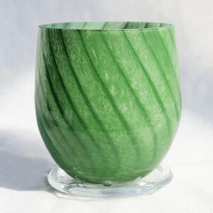 �A�ؔ� �K���X���C���e���A�|�b�g �����g�iMELT�j �G�b�O �O���[���i�΁j ��11cm×H12.5cm�i4���E4���j�y�ꌊ�L�E��M�t�z