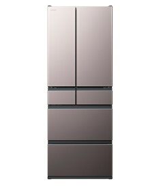 設置無料 冷蔵庫 フレンチドア 観音開き 大容量617L 日立 冷凍冷蔵庫 HXCタイプ ブラストモーブグレー R-HXC62V-H