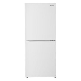 【設置＋リサイクル、対応可能！】アイリスオーヤマ 冷凍冷蔵庫 ひとり暮らし 142L 右開き 静音 2ドア コンパクト スリム 小さい ミニ ホワイト IRSD-14A-W