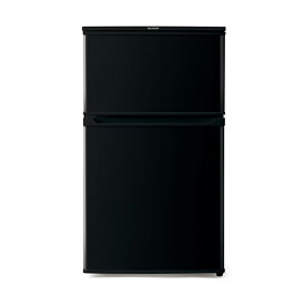 【設置＋リサイクル、対応可能！】アイリスオーヤマ 冷蔵庫 右開き ブラック 小型 ひとり暮らし 冷凍冷蔵庫 90L IRSD-9B-B