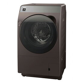 設置無料 ドラム式 洗濯機 SHARP シャープ ドラム式洗濯乾燥機 リッチブラウン 左開き ES-K10B-TL