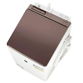 設置無料 タテ型 洗濯機 SHARP シャープ 全自動洗濯機 穴なし槽 ブラウン系 ES-PW11H-T
