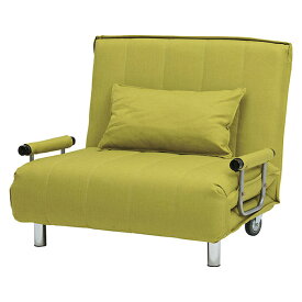 ソファベッド（グリーン）　グラーテGRシーンに合わせて使用できる、おしゃれかわいいソファベッド。キャスター付で移動もラクラク