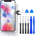 ＼10％OFFクーポン★P2倍！／iPhoneX 画面交換キット 液晶交換 自己修理 液晶パネル互換品 液晶画面新品 ディスプレイ…