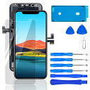 ＼10％OFFクーポン★P2倍！／iPhone12Pro Max 画面交換キット 液晶交換 自己修理 液晶パネル 互換品 液晶画面 新品 ディスプレイ 交換キット 修理工具付き 初期不良1ヵ月保証 最短翌日着 送料無料