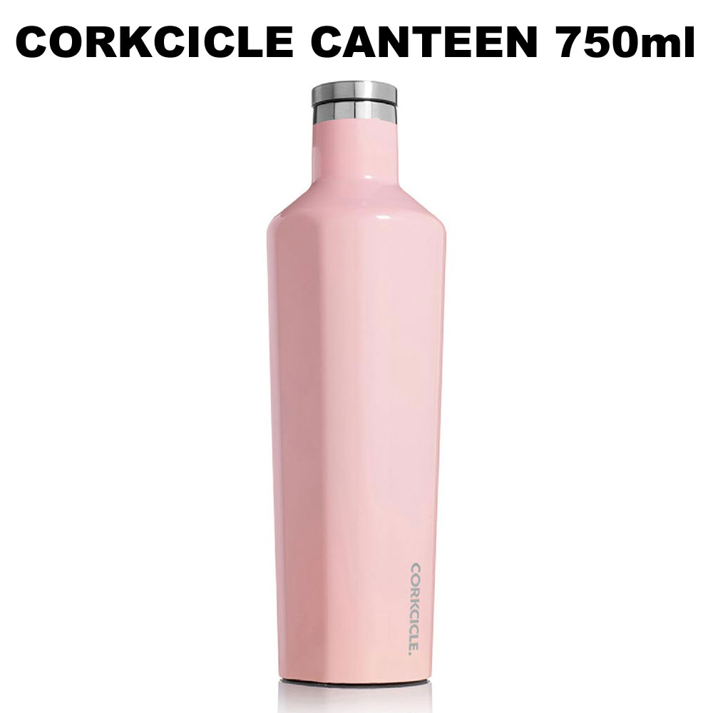 デザインと機能を両立 スマートに持ち歩ける保冷保温ボトル CORKCICLE コークシクル CANTEEN キャンティーン ステンレス ベビーピンク Rose 販売期間 限定のお得なタイムセール 750ml 直営限定アウトレット 25oz Quartz 水筒