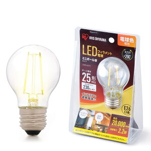 �y�ߓd�΍�z �A�C���X�I�[���} LED�d�� �~�j�{�[���� E26 25W �`���� �d���F ���^���Ή� LDG2L-G-FC