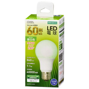 �I�[��(OHM) LED�d�� E26 60�`���� �����F �I�[���d�@ LDA7N-G AG52 06-4458