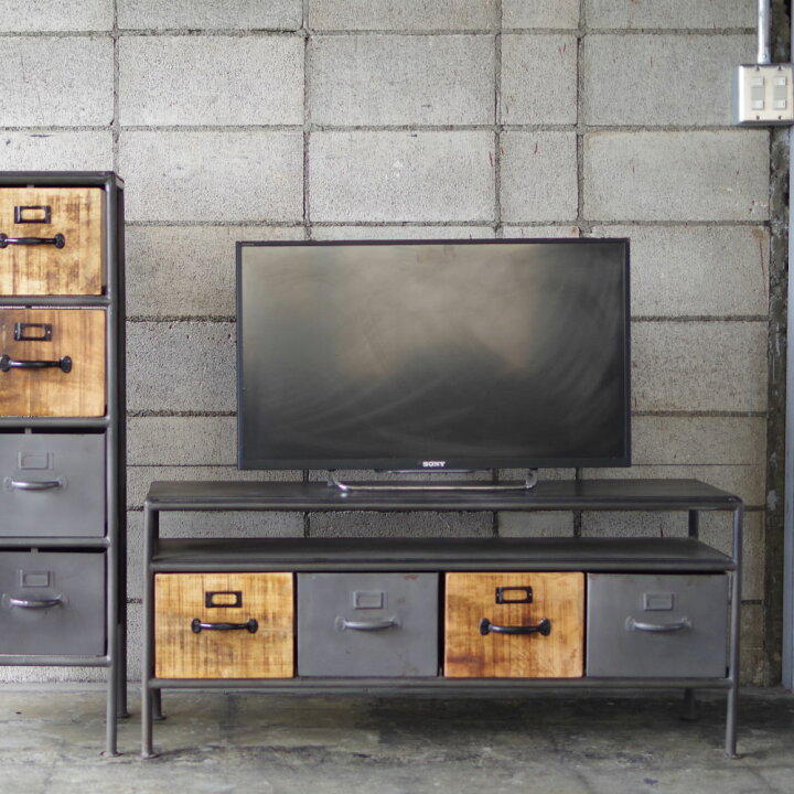 楽天市場】テレビボード アイアン インダストリアル家具 : LIFE FURNITURE