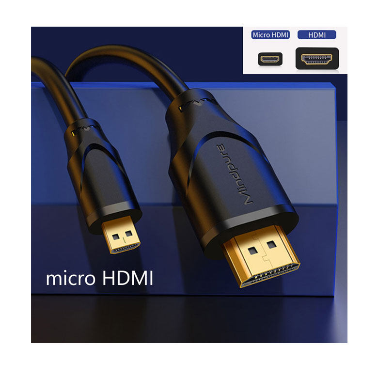HDMI-Microケーブル 3m 3D対応 マイクロHDMIケーブル 4K micro 金メッキプラグ仕様 メーカー直売 1m 2020新作 綿繊維編み ハイスピード HDMIケーブル デジタルデータ転送ケーブル