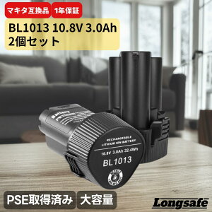 }L^ BL1013 obe[ ݊ 10.8v 3.0Ah BL1014 194550-6 194551-4 195332-9 DC18WB DC18WA DF030D DF330D TD090D Ή(BL1013/2)