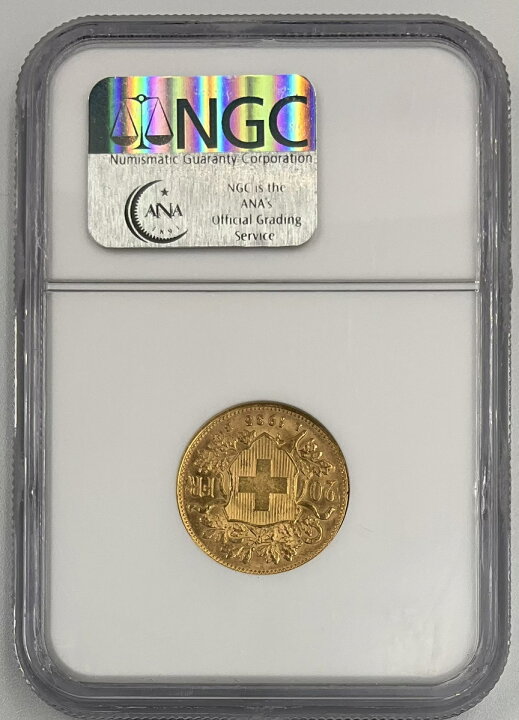 楽天市場】1935年 LB スイス ヘルヴェティア 20フラン 金貨 アルプスの 