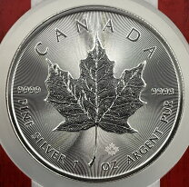 楽天市場】カナダ メイプルリーフ 5ドル銀貨の通販