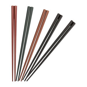 箸 食洗器対応 弁当用 箸 業務用 日本製 箸 色違い箸セット PBT 樹脂箸 すべらない おはし箸 つかみやすい箸 飲食店 来客用 六角 先四角 リターナブル箸 レンジ対応 箸 セット プラスチック 普