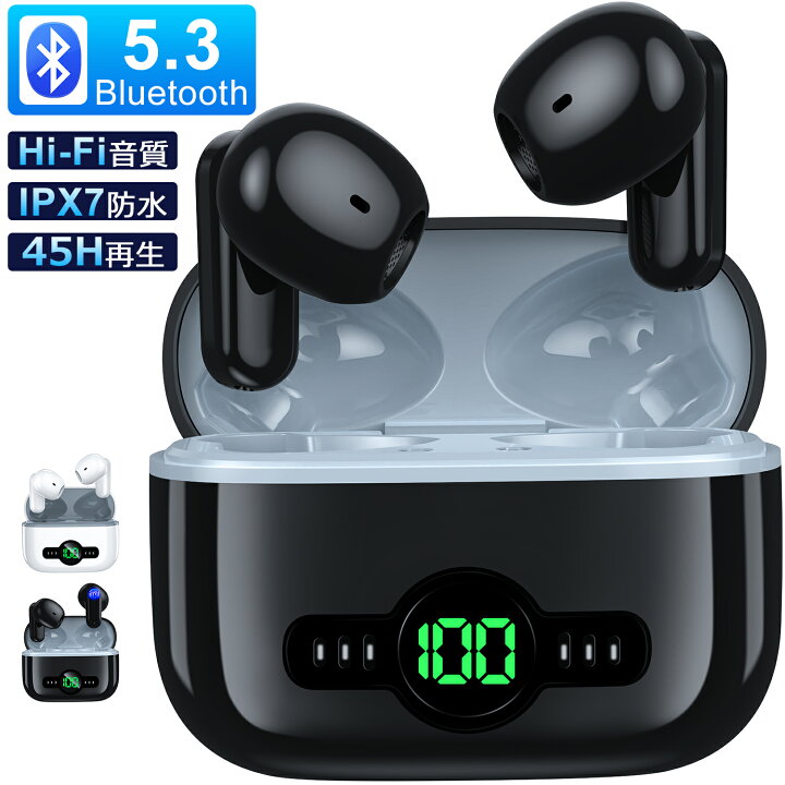 楽天市場】ワイヤレスイヤホン Bluetooth Type-C Bluetooth 5.3 対応 