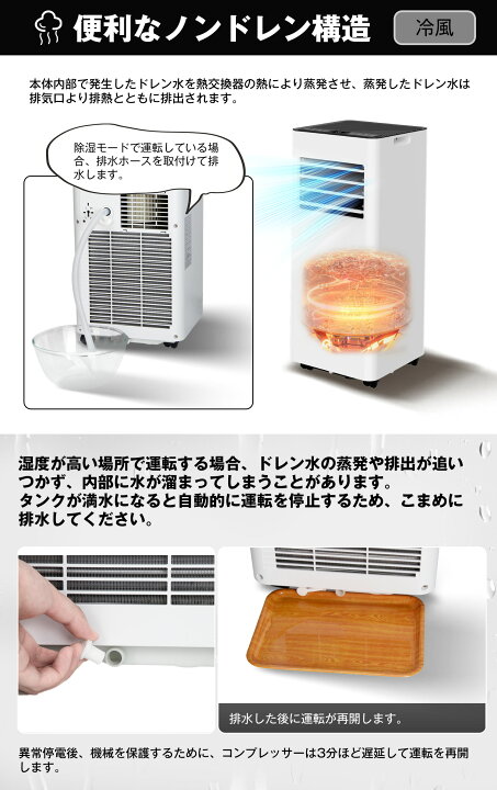 楽天市場】【楽天 スポットエアコン 1位】【工事不要/ 移動式 