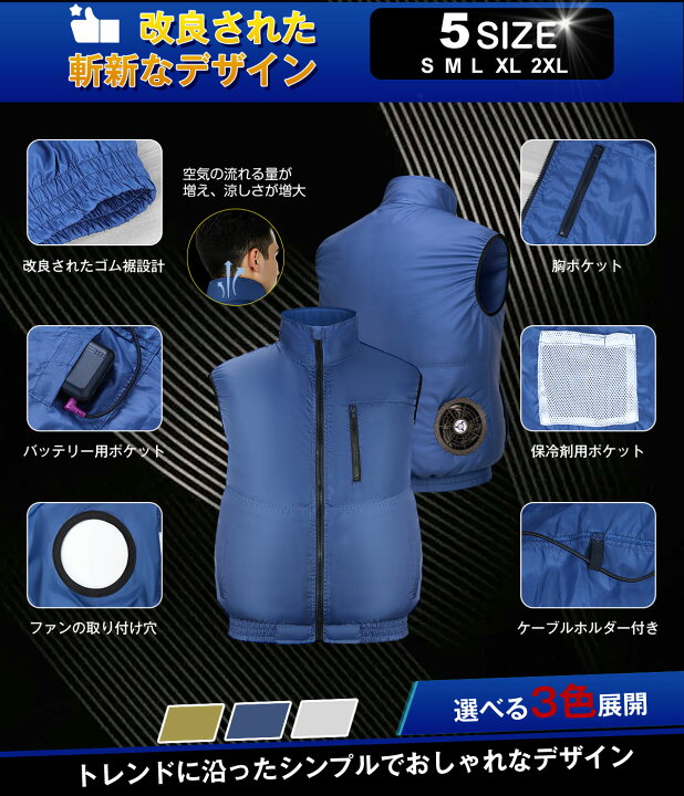ご購入者様決定꒰未使用꒱熱中症対策 作業服用 USBファン扇風機 灰色 
