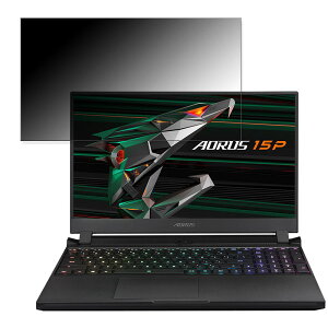GIGABYTE AORUS 15P 15.6�C���` 16:9 �Ή� �`�����h�~ �v���C�o�V�[�t�B���^�[ �y�^�u�E�S���V�[�����z �u���[���C�g�J�b�g �ی�t�B���� ���˖h�~