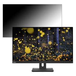 Lenovo ThinkVision E27q-20 ������ 27�C���` 16:9 �`�����h�~ �v���C�o�V�[�t�B���^�[ �u���[���C�g�J�b�g �ی�t�B���� ���˖h�~ �^�u�E�S���V�[����