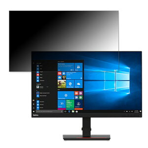 Lenovo ThinkVision T27q-20 ������ 27�C���` 16:9 �`�����h�~ �v���C�o�V�[�t�B���^�[ �u���[���C�g�J�b�g �ی�t�B���� ���˖h�~ �^�u�E�S���V�[����