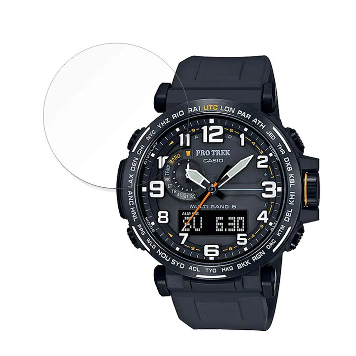 楽天市場】【ポイント2倍】 保護フィルム CASIO PRO TREK PRW-6600 