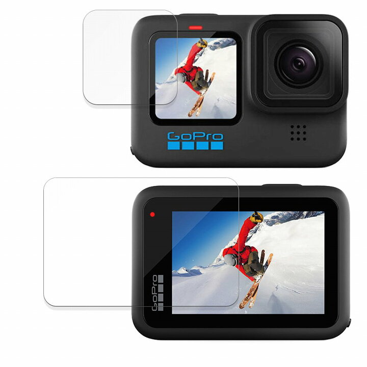 楽天市場】保護フィルム Gopro HERO10 Black (2点セット) 向けの 液晶 