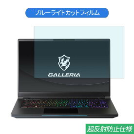 ドスパラ GALLERIA GCR1660TGF 15.6インチ 対応 ブルーライトカット フィルム 液晶保護フィルム 反射防止 アンチグレア