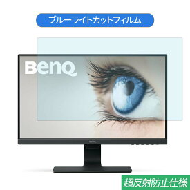 BenQ GW2480 23.8インチ 対応 ブルーライトカット フィルム 液晶保護フィルム 反射防止 アンチグレア
