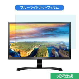 LG 24UD58-B 23.8インチ 対応 ブルーライトカット フィルム 液晶保護フィルム 光沢仕様