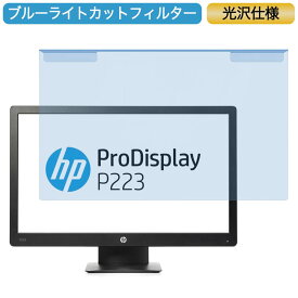 HP ProDisplay P223 X7R61AA#ABJ 21.5インチ 対応 ブルーライトカット フィルター 液晶保護 プロテクター プルテクター モニター スクリーン 用