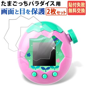 【200円OFFクーポン】 Tamagotchi Paradise ( たまごっちパラダイス ) 対応 保護 フィルム 2枚セット ブルーライトカット 反射低減 アンチグレア 指紋防止