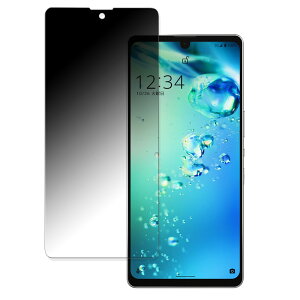 【ポイント2倍】 SHARP AQUOS zero6 向けの 【180度 曲面対応】 覗き見防止 フィルム ブルーライトカット アンチグレア 日本製