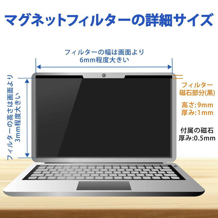 富士通 LIFEBOOK U9312 K 13.3インチ 16:9 向けの 保護フィルム ブルーライトカット フィルム 強化ガラスと同等の高硬度 信頼