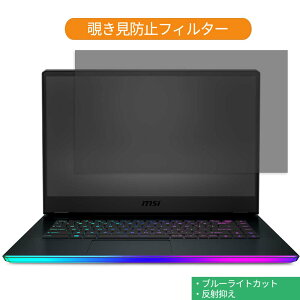 �y�|�C���g2�{�z MSI GE66 �V���[�Y 15.6�C���` 16:9 ������ �`�����h�~ �v���C�o�V�[ �t�B���^�[ �u���[���C�g�J�b�g �ی�t�B���� ���˖h�~�^�u�E�S���V�[����