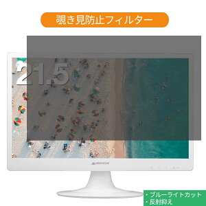 GREEN HOUSE GH-LCW22A-WH 21.5�C���` �Ή� �`�����h�~ �v���C�o�V�[ �t�B���^�[ �u���[���C�g�J�b�g �ی�t�B���� ���˖h�~�^�u�E�S���V�[����