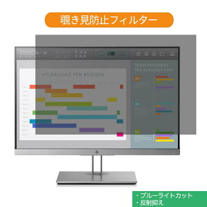 HP EliteDisplay E243i 24�C���`(16:10) �Ή� �`�����h�~ �v���C�o�V�[�t�B���^�[ �u���[���C�g�J�b�g�t���ی�t�B���� ���ʎg�p ���˖h�~ ���E�ȒP