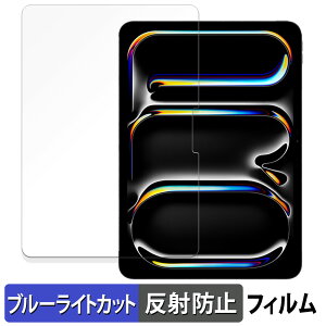 【ポイント2倍】 iPad Pro 11インチ M5 2025 / M4 2024 保護フィルム ブルーライトカット フィルム 【 反射低減 】 日本製