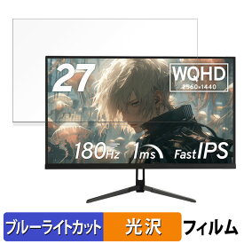 Pixio PX278 Wave / PX279 Wave シリーズ 向けの 27インチ 16:9 ブルーライトカット フィルム 液晶保護フィルム 光沢仕様