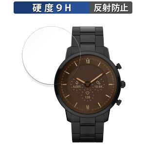 �y�|�C���g2�{�z �K���X�t�B���� (�ɔ��t�@�C�o�[) FOSSIL NEUTRA GEN 6 HYBRID SMARTWATCH ������ �ی�t�B���� �y9H���d�x ���˒ጸ�z ���{��