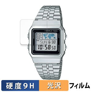 CASIO A500WA / A500WGA �p �K���X�t�B���� (�ɔ��t�@�C�o�[) �ی�t�B���� �y9H���d�x ����d�l�z ���{��