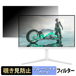 【ポイント2倍】 PHILIPS Fast IPS Gaming monitor 24M2N3201A/11 向けの 23.8インチ 16:9 覗き見防止 プライバシーフィルター ブルーライトカット 保護フィルム アンチグレア タブ・粘着シール式