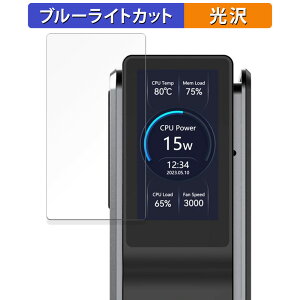 ACEMAGIC S1 Mini PC 向けの 保護フィルム ブルーライトカット フィルム 【曲面対応 光沢仕様】 キズ修復 日本製