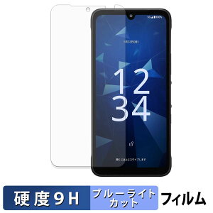 �y�|�C���g2�{�z ���Z�� DIGNO SX5 �ی�t�B���� �u���[���C�g�J�b�g �t�B���� �y 9H���d�x ����d�l �z �����K���X�Ɠ����̍��d�x ���{��