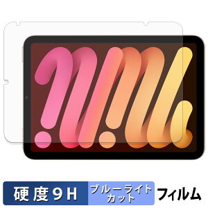 �y�|�C���g2�{�z Apple iPad mini ( ��6���� �E 2021�N�������f�� ) �ی�t�B���� �u���[���C�g�J�b�g �t�B���� �y 9H���d�x ����d�l �z �����K���X�Ɠ����̍��d�x ���{��