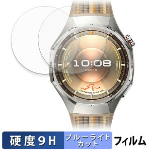 HUAWEI WATCH GT 6 Pro (2���Z�b�g) �p �ی�t�B���� �u���[���C�g�J�b�g �t�B���� �y 9H���d�x ����d�l �z �����K���X�Ɠ����̍��d�x ���{��